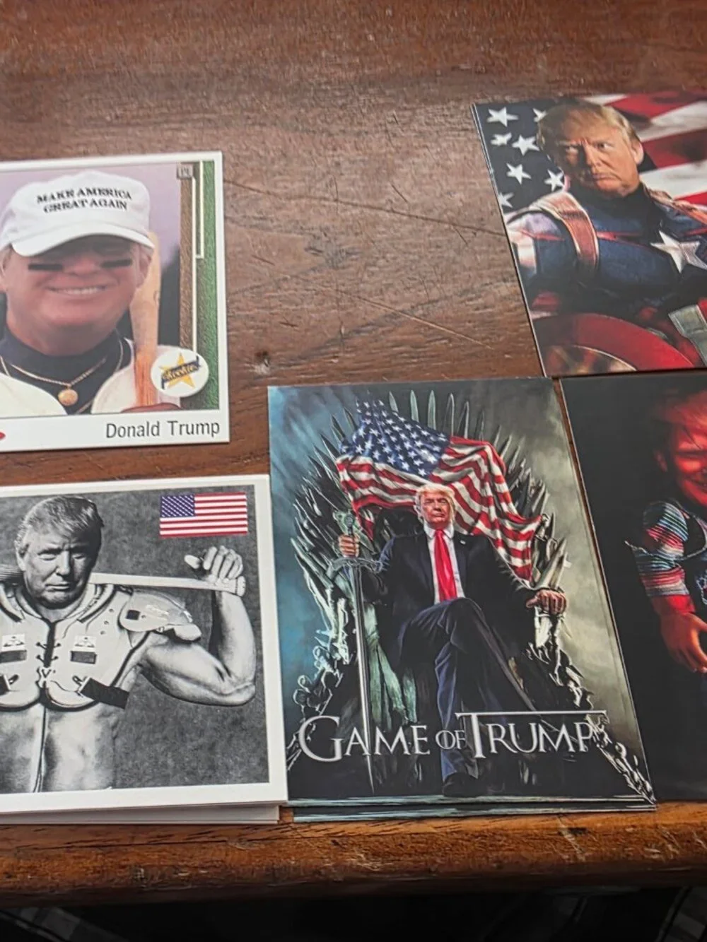 147PC LOT OF VARIOUS DONALD TRUMP COLLECTOR TRADING CARDS